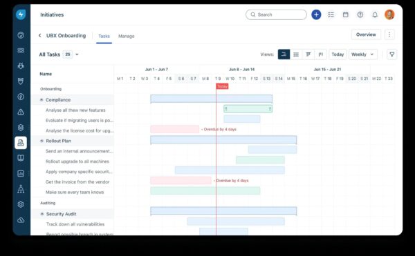 Project management Freshservice